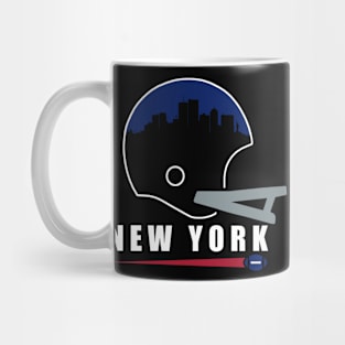 New York Big Blue Football Skyline Mug